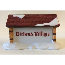 Department 56 Dickens Village Sign 65692 Village Figures 1987 Porcelain Boxed - £12.40 GBP