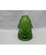 Vintage Wheaton N J George Washington Green Glass Bottle 2 1/2&quot; X 3 1/2&quot; - $8.32