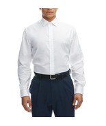 Haggar Men&#39;s Classic Fit Performance Comfort Shirt, White Solid - $458.27 MXN