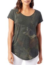 Alternative Women&#39;s Origin Short-Sleeve T-Shirt, CAMO DREAMSTATE, MED - $11.88