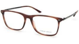 New Giorgio Armani AR7126 5577 Havana Eyeglasses Frame 54-17-145mm B39mm Italy - £94.59 GBP