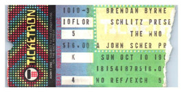 The Who Concert Ticket Stub Octobre 10 1982 East Rutherford Neuf Jersey - £34.54 GBP