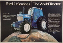 1982  Print Ad Ford Series 10 Model 7710 Tractors More Power Provided - £13.88 GBP