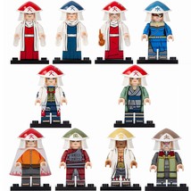 Kage Naruto Hokage Raikage Terumi Mei Onoki Gaara 10pcs Minifigure Bricks Toys - $29.39 CAD
