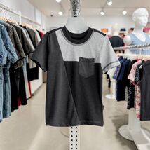 Joe’s Jeans Boys Colorblock Tee Black Size 7 Short Sleeve Shirt Pre-Owned - $19.80