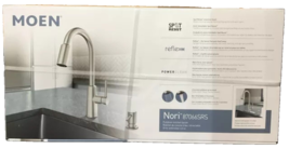 Moen 87066SRS Nori Pull-Down Kitchen Faucet 1-Handle Stainless Steel - £127.15 GBP