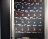 34 Bottle Compressor Wine Cooler Refrigerator Cooling System | Large Fre... - $795.99