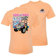 New GIRLIE GIRL T SHIRT SASSY SINCE BIRTH SALTY BY CHOICE - $22.99
