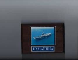 Uss Shangri La Plaque CVA-38 Navy Us Usa Military Antisubmarine Aircraft Carrier - £3.10 GBP