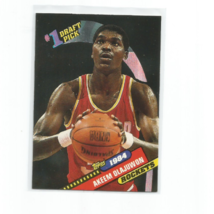 Akeem Olajuwon (Houston Rockets) 1993 Topps Archives 1984 #1 Draft Pick Card #4 - £4.70 GBP