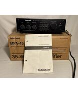 VINTAGE RADIO SHACK MPA-45 P.A. AMPLIFIER 35 WATT w/FREQUENCY EQUALIZER ... - $115.82