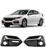COOL STAR 1 Pair Front Fog Light Covers Compatible with Honda Civic Hatc... - €80,94 EUR