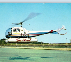 Lake Of The Ozarks Sight Seeing Helicopter Postcard Vintage Missouri - £10.01 GBP