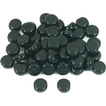 50 Black Czech Glass Spacer Beads Beading Parts 6mm - $7.84