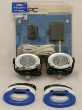 6000K LED Auxiliary Flood Lamps Fog Light Kit for Yamaha X-Max Scooter - £76.78 GBP