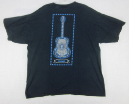 House Of Blues Mens T Shirt Chicago (XL) Black Cotton Short Sleeve Double Sided - £19.34 GBP