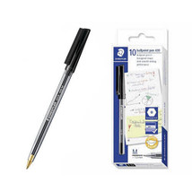 Staedtler Stick Medium Ballpoint Pen (Box of 10) - Black - $32.81