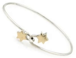 TIFFANY &amp; CO. stars hook bangle BRACELET in silver sterling 925 and star... - £231.97 GBP