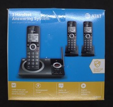 AT&amp;T Cordless Phone 3 Handset Answering System w/Smart Blocker CL82319 - $46.74