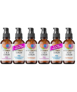 6 Pack GLEOW Retinol Serum Kit For Face Vitamin C Face Serum Hyaluronic ... - $41.04 CAD