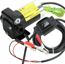  Automatic Gasoline Fuel Transfer Pump with Forward and Reverse Pumping, Portabl - £127.36 GBP