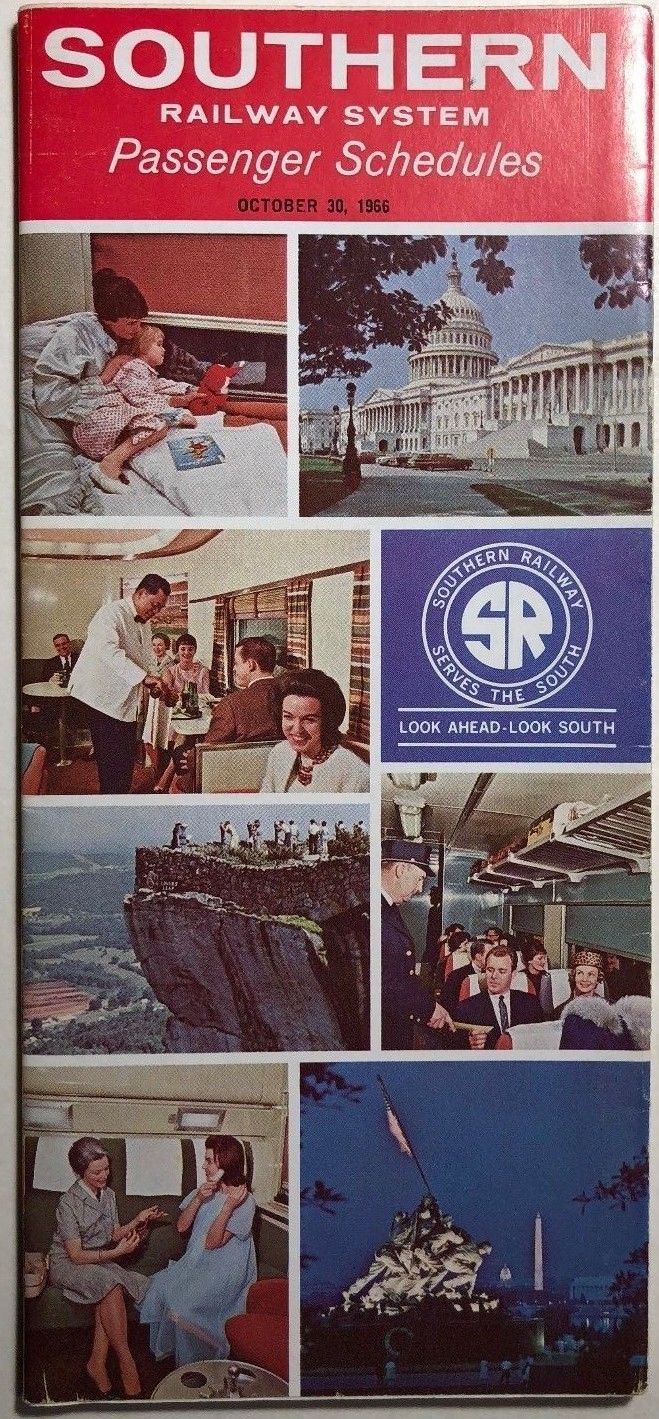 SOUTHERN RAILWAY SYSTEM Time Tables October 30, 1966 - $9.89