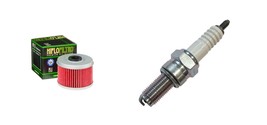 New Oil Filter NGK Spark Plug Tune Up Kit For 98-00 Honda TRX 300 FW Fourtrax - £6.25 GBP