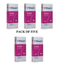 5x VWash V Wash Plus 100 ml - pH 3.5 Hygiene Dryness, excellent intimate... - $49.99