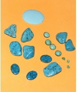 ROCK MAKERS LOT TURQUOISE STONE LAPIDARY JEWELRY NATIVE AMERICAN CABACHO... - £62.54 GBP