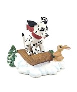 Dalmatian Figurine Spot Goes Sledding Seeing Spots Hamilton 101 Christma... - €21,20 EUR