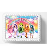 Rainbow High Edible Image Edible Birthday Cake Topper Frosting Sheet Ici... - £12.95 GBP