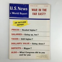 US News &amp; World Report Magazine August 22 1958 War In The Far East? - $14.20