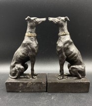 Andrea By Sadek Whippet Greyhound Dog Bookends Statues Figurines - $98.99