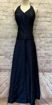 Vintage Taffeta 2pc Skirt (8) Top (6) Dress set Formal Prom Bridal NEW Navy - £109.94 GBP