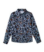 Boys Halloween Ghost Pumpkin Long Sleeve Button-Up Shirt Size 7-8 - $101.07 MXN