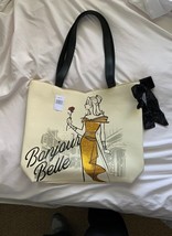 Disney Parks Epcot France Bonjour Belle Beauty and the Beast Tote Bag - $65.00