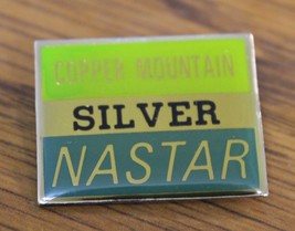 Ski Pin Badge Skiing - Nastar Silver - Copper Mountain - Colorado Resort - £11.79 GBP