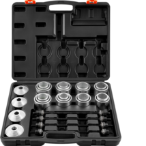 36 PCS Pull and Press Sleeve Kit Steel Bush Bearing Removal Installation - £91.73 GBP