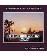 Stop Depression Subliminal CD Program - Start Feeling Better Fast - $17.95