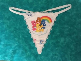New Sexy Womens White CARE BEARS Teddy Gstring Thong Lingerie Panties Un... - £14.93 GBP