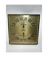 Taylor VINTAGE Gold Room Thermometer Humidity Humidiguide Working - $7.70