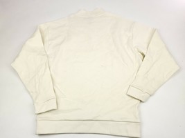 ASOS Men&#39;s XS Fleece Long Sleeve Sweatshirt Cream Off White - £11.76 GBP