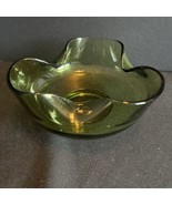 Vintage Anchor Hocking Avocado Green 5 Inch Dip Bowl 1960’s or 1970’s - £11.48 GBP