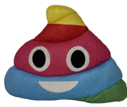 Plush Stuffed Toy Green Blue Red Yellow Black White Pillow Kids Toy Coll... - $11.51 CAD