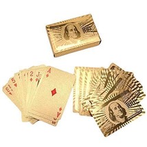 Unique Golden Playing Cards/Poker Cards | Waterproof PVC Premium Plastic - £10.32 GBP