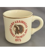 Boy Scout Coffee Mug 1975 Camp Arrowhead Ozarks Council BSA Vintage Cup  - $8.14 CAD