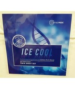 SensorPEDIC Ice Cool 400 TC Twin Cotton Blend 3-Piece Bed Sheet-Set Crea... - $143.30 CAD