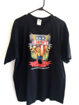 RARE EXTREME MIDGET WRESTLING E.M.W.F. T SHIRT GILDAN XL 100% COTTON - $66.49