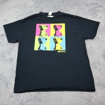 Gildan Shirt Mens XL Black Heavy Cotton Geico Gecko Graphic Pullover T Shirt - £18.18 GBP