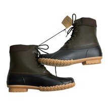 Weatherproof Vintage Men&#39;s OLIVE Adam II Duck Boots US Size 13 - £27.24 GBP